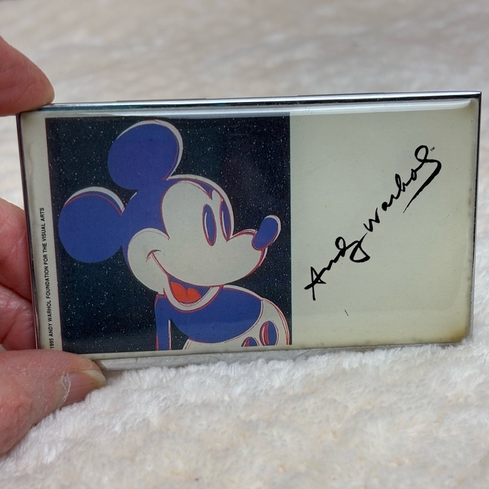Disney/Andy Warhol Vintage Business Card Holder 1995